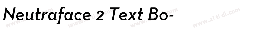 Neutraface 2 Text Bo字体转换
